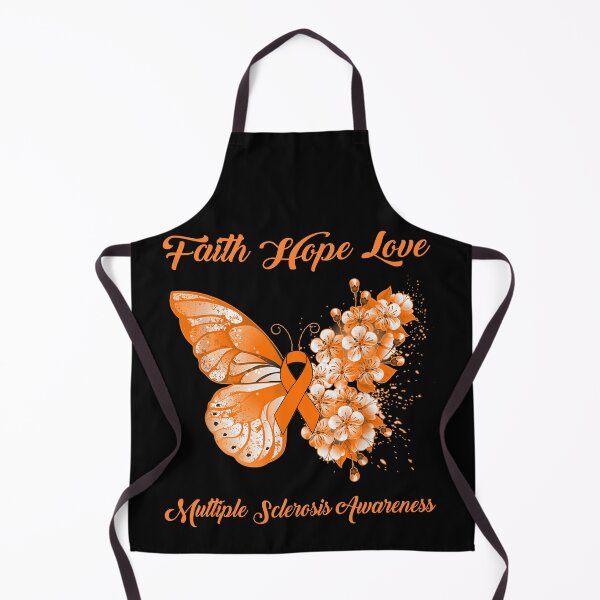 Item preview, Faith Hope Love Multiple Sclerosis Awareness Butterfly Ribbon Gifts designed and sold by Adropine.