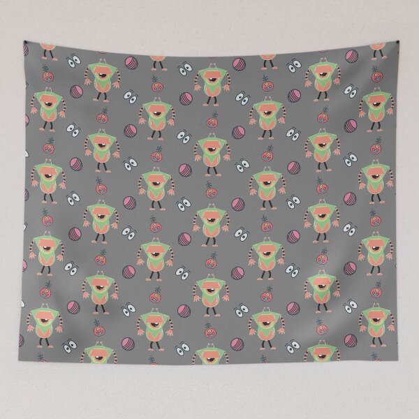 Item preview, Space robot gray pattern designed and sold by payalsalot.