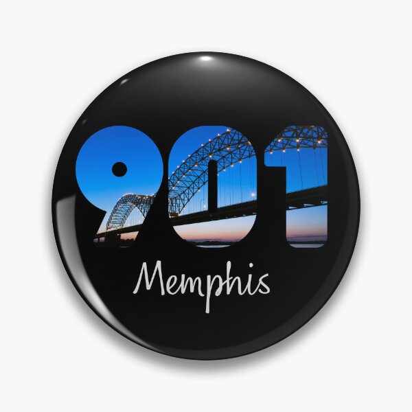 Item preview, 901 Memphis Tennessee Area Code & Historic Bridge designed and sold by appareltolove.