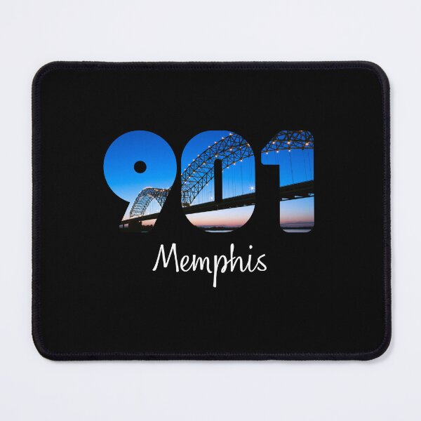 Item preview, 901 Memphis Tennessee Area Code & Historic Bridge designed and sold by appareltolove.