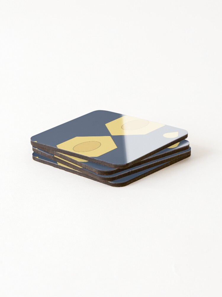 Thumbnail 4 of 5, Coasters (Set of 4), Seviper Pattern designed and sold by InkishKingdoms.