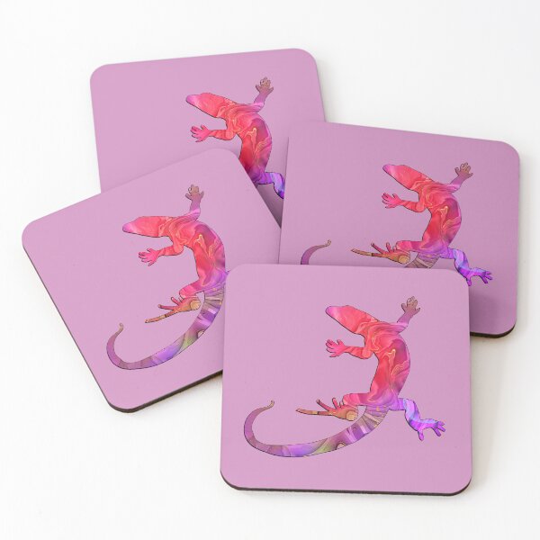 Item preview, Friendly Colorful Gecko in Pink and Purple designed and sold by LaRoach Digital Arts.