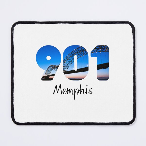 Item preview, 901 Memphis Tennessee Area Code & Historic Bridge designed and sold by appareltolove.