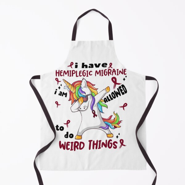 Item preview, Hemiplegic Migraine Awareness Funny I have Hemiplegic Migraine i'm allowed to do Weird Things! designed and sold by JanetShop809.