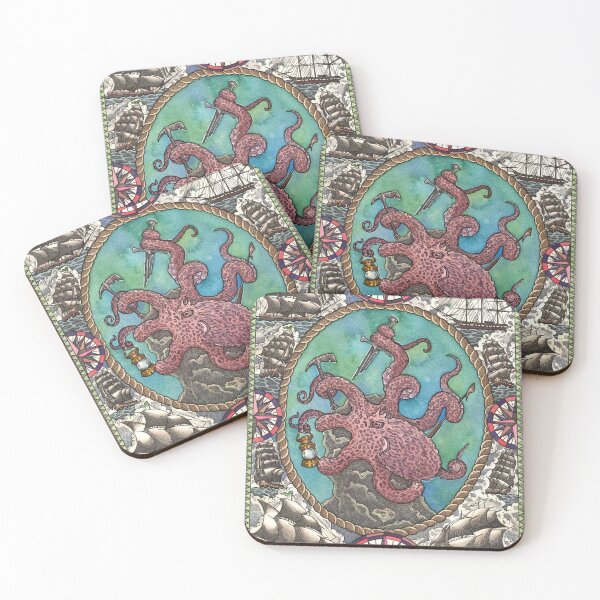 Item preview, octopus kraken fantasy art designed and sold by MarkADArt.