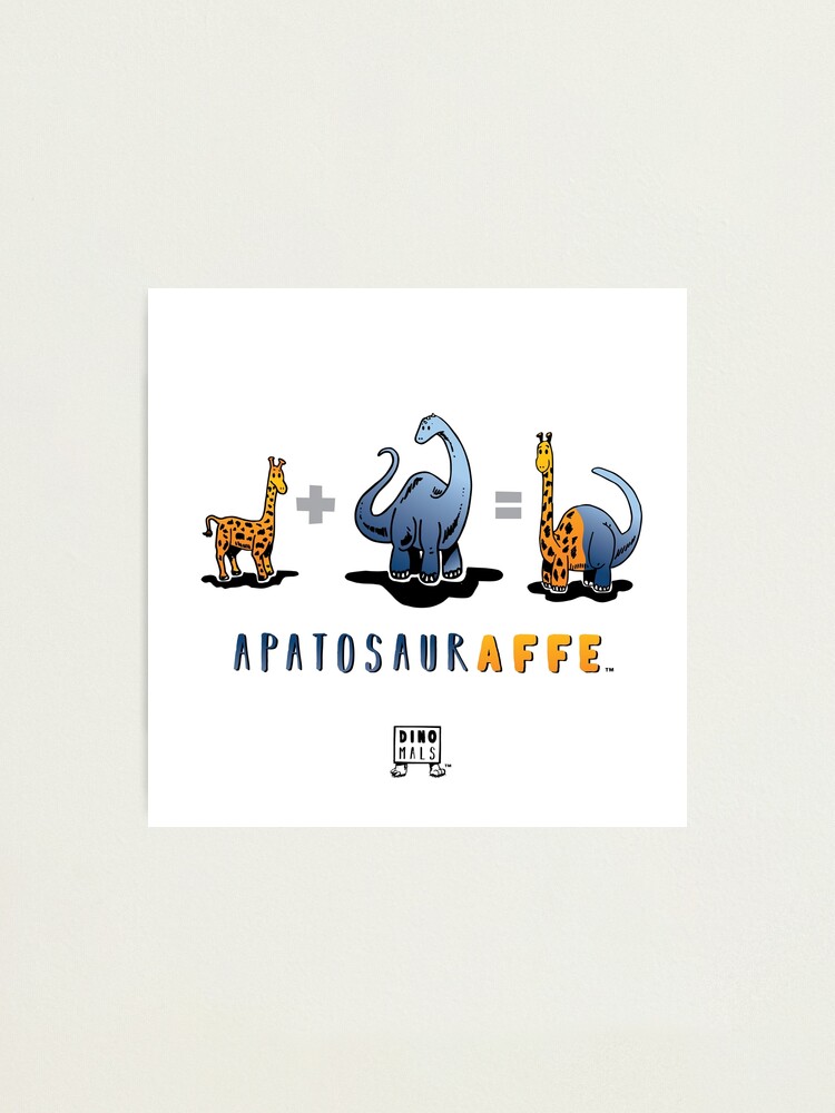 Alternate view of APATOSAURAFFE™: MATH Photographic Print
