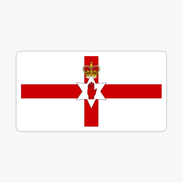 Ulster Banner (flag of Northern Ireland) Sticker