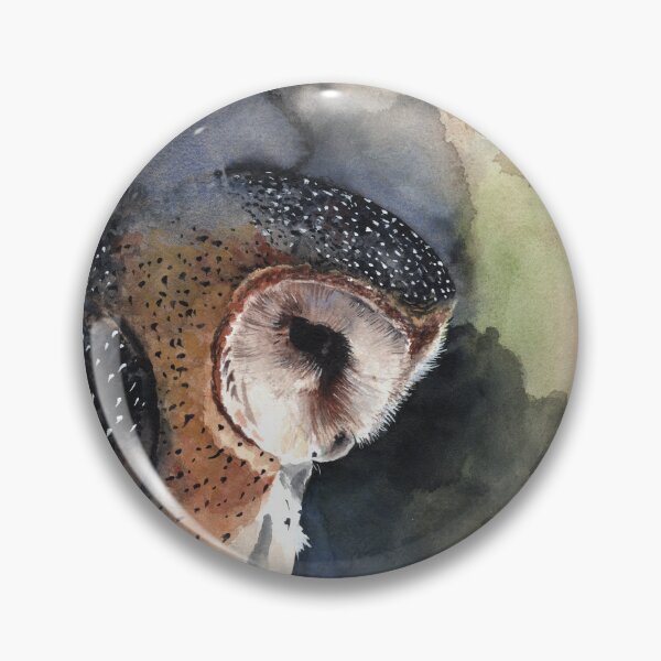 Item preview, watercolor barn owl designed and sold by MarkADArt.