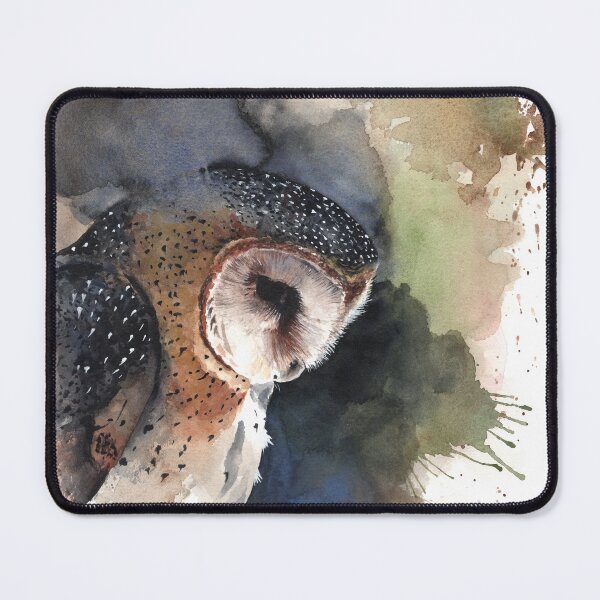 Item preview, watercolor barn owl designed and sold by MarkADArt.
