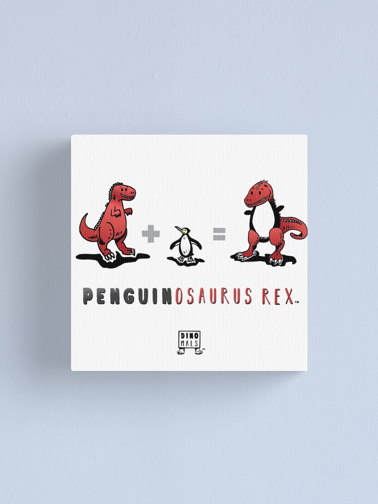Alternate view of PENGUINOSAURUS REX™: MATH Canvas Print