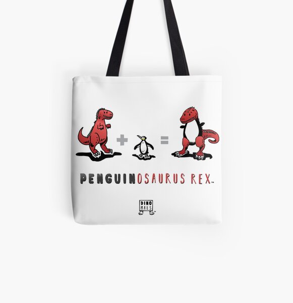 PENGUINOSAURUS REX™: MATH All Over Print Tote Bag