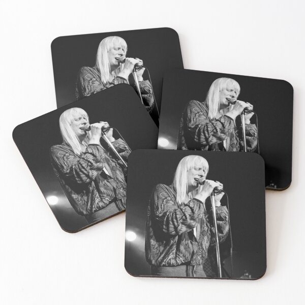 Item preview, Edgar Winter - BW Photograph designed and sold by ConcertImages.