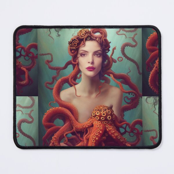 Item preview, Mesmerising Octopus Mermaid  designed and sold by JuliaMartinArt.