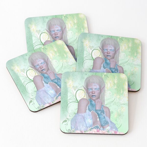 Item preview, Queen of the Winter Elves, fantasy art designed and sold by LoneAngel.