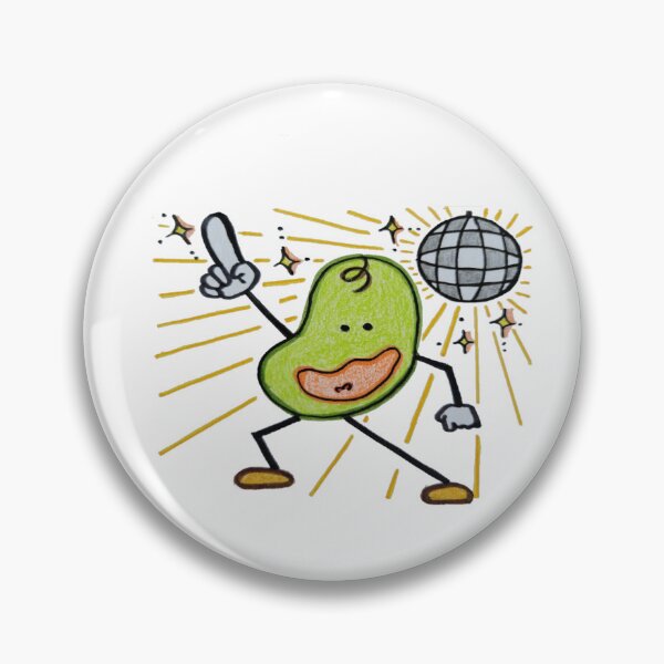 Item preview, Bean man dances to disco music designed and sold by Kira and Keiko.