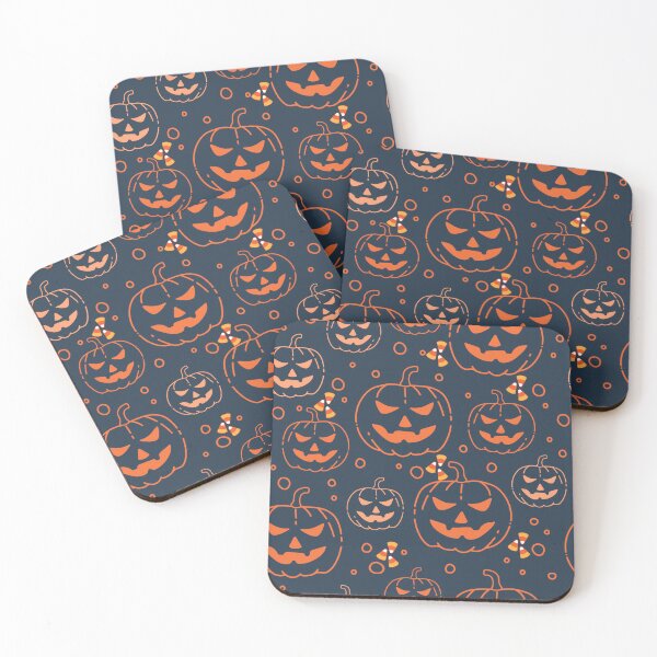 Item preview,  Halloween Scary Carved Pumpkins and Candy designed and sold by silviaol.