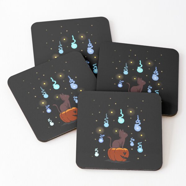 Item preview, Halloween cat and spirits designed and sold by GAP90.