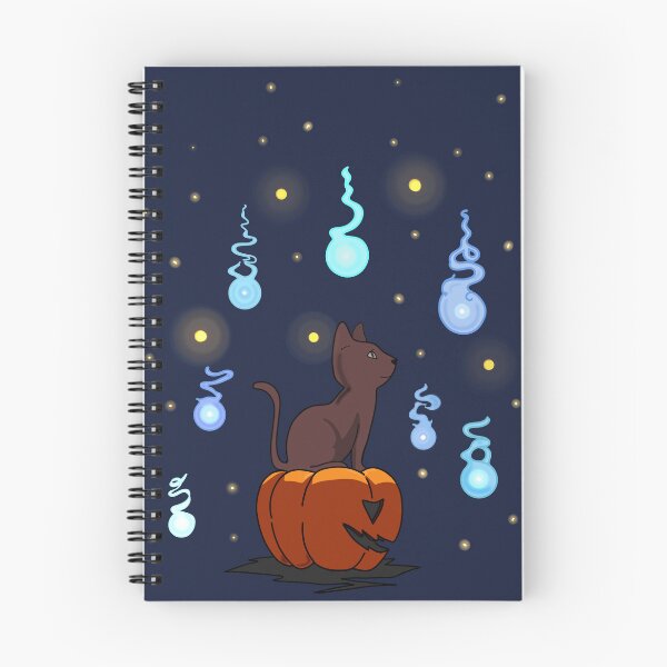 Aperçu de l'œuvre Chat et esprits d'Halloween créée et vendue par GAP90.