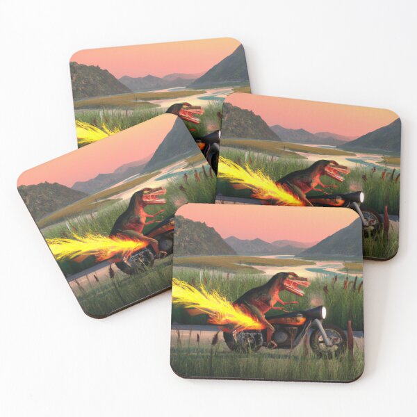 Item preview, Trex Riding A Motorcycle designed and sold by Zestpond.
