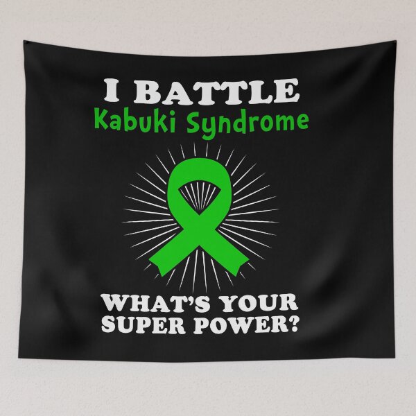 Item preview, I Battle Kabuki Syndrome Funny Kabuki Syndrome Warrior Gift designed and sold by rechardtee.