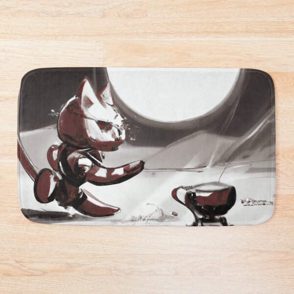 Item preview, Kiji the Cat, training with a teapot (Manga) designed and sold by thecatandkettle.