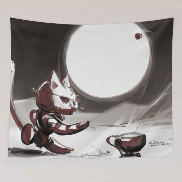 Item preview, Kiji the Cat, training with a teapot (Manga) designed and sold by thecatandkettle.