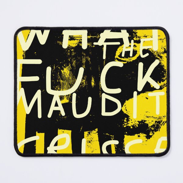 Item preview, WHAT THE **** MAUDIT CRISSE No12 designed and sold by Linda Vachon.
