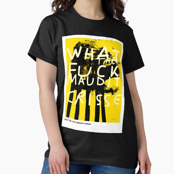 Aperçu de l'œuvre WHAT THE **** MAUDIT CRISSE No12 créée et vendue par Linda Vachon.