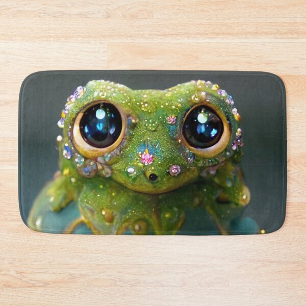 Item preview, Cute Glittering Melted Frog designed and sold by 3DPerfectPrints.