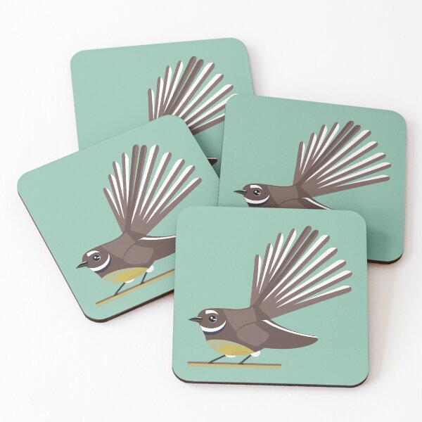 Item preview, Fantail  New Zealand Bird Vector designed and sold by piedaydesigns.