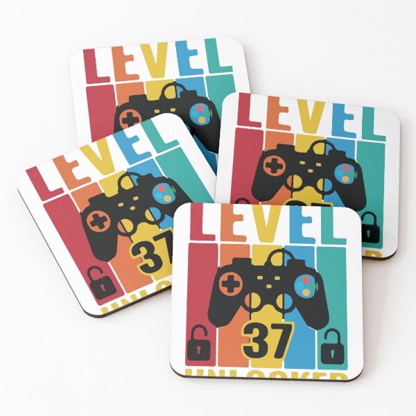 Item preview, level 37 unlocked gamer birthday gift designed and sold by LACHGAROO.