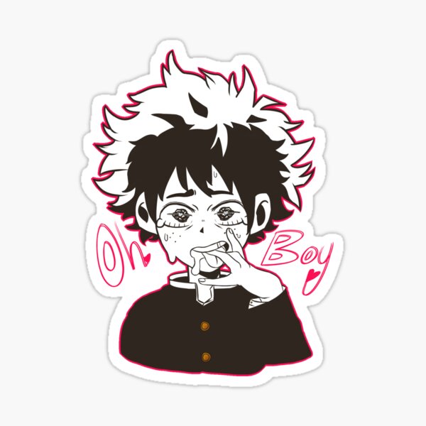 bnha izuku midoriya sticker for sale by totabo redbubble