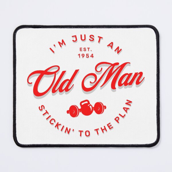 Item preview, Old Man Stickin' to the Plan designed and sold by agelessfitfreak.