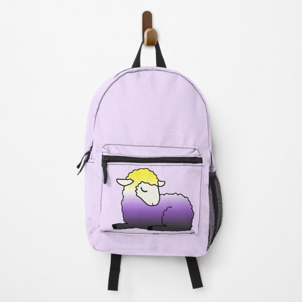 Item preview, Non-binary pride lamb designed and sold by Camilla Wynter.