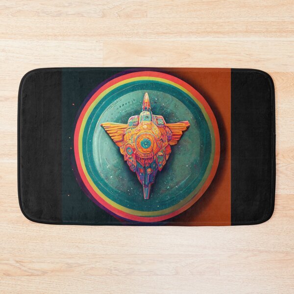 Item preview, Psychedelic Spaceship designed and sold by selfreference2.