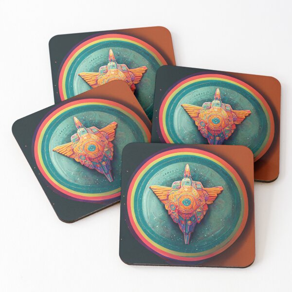 Item preview, Psychedelic Spaceship designed and sold by selfreference2.
