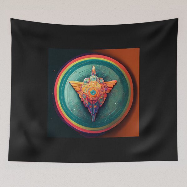 Artikelvorschau, Psychedelic Spaceship entworfen und verkauft von selfreference2.