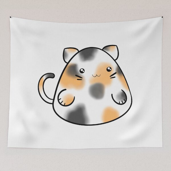 Item preview, Calico Blob Cat designed and sold by TheSimpleEdge.