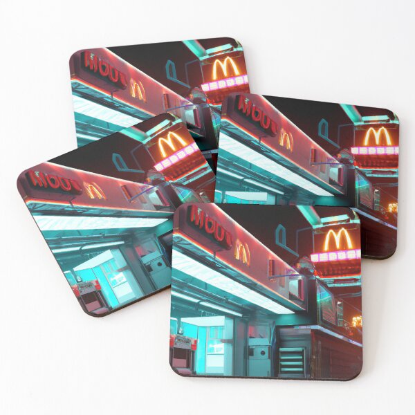 Item preview, Synthwave McDonald's designed and sold by Zestpond.