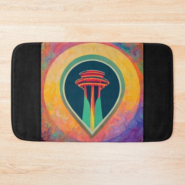 Item preview, Psychedelic Space Needle designed and sold by selfreference2.