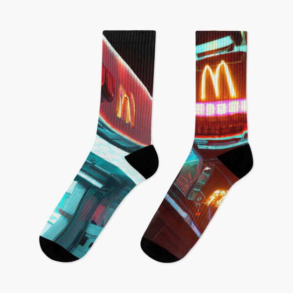 Item preview, Synthwave McDonald's designed and sold by Zestpond.
