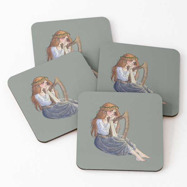 Item preview, Celtic Harpist designed and sold by Robin Weste.