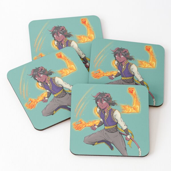 Item preview, Tiefling Monk designed and sold by Kaliska Art.
