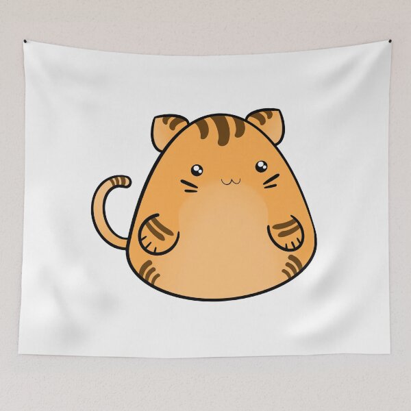 Item preview, Ginger Blob Cat designed and sold by TheSimpleEdge.