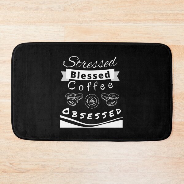 Item preview, Stressed Blessed And Coffee Obsessed - Funny and Cute T-Shirts Quotes designed and sold by Designspot2020.