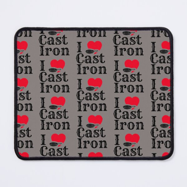 Item preview, I love cast iron I heart cast iron designed and sold by CampK80.