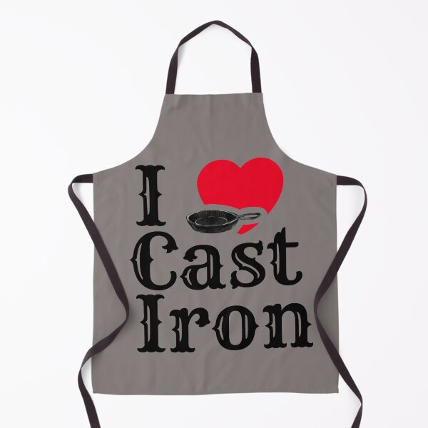 Item preview, I love cast iron I heart cast iron designed and sold by CampK80.