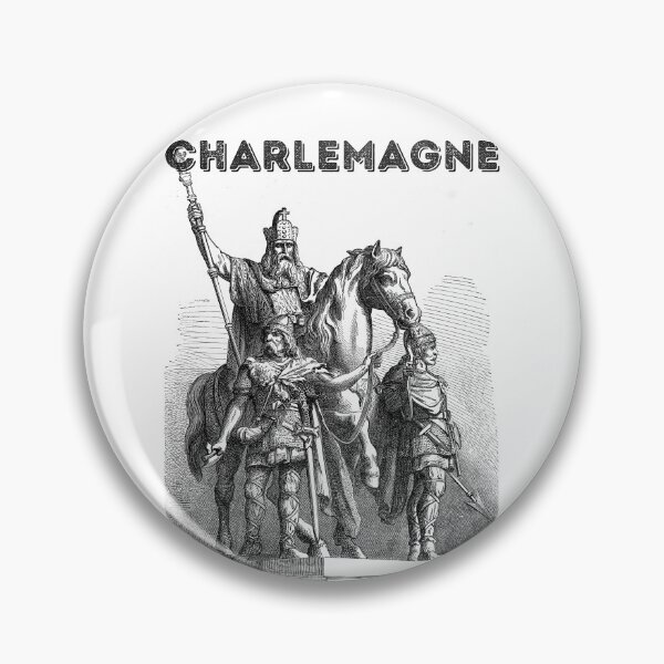 Item preview, Charlemagne Equestrian Illustration designed and sold by DRJProds-Merch.