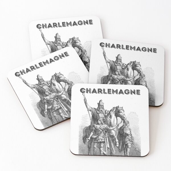 Item preview, Charlemagne Equestrian Illustration designed and sold by DRJProds-Merch.