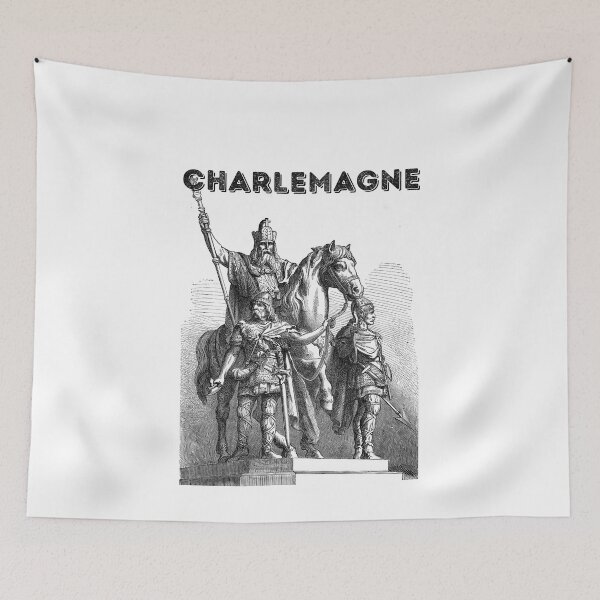 Item preview, Charlemagne Equestrian Illustration designed and sold by DRJProds-Merch.